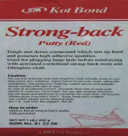 SM Trading Kot Bond Red 플랜지 누수 보수제